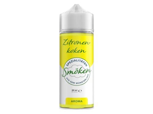 Smöken Longfill-Aroma Zitronenkoken | 20 ml Aroma in 120 ml Flasche - nikotinfrei
