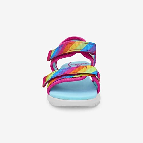 Stride Rite 360 Girls Sevita Light Up Sandal, Rainbow, 8 Toddler | Image 4
