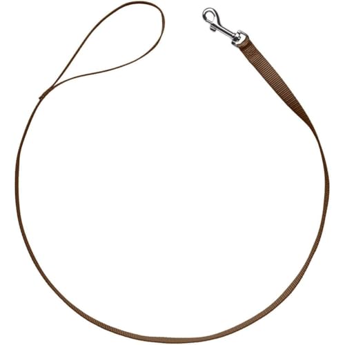 Hunter Führleine London MINI | Braun | Größe 10/140 | weich & leicht | reißfest & schnelltrocknend | pflegeleicht & formstabil | ideal für Spaziergänge | leuchtende Farbe für Alltag & Abenteuer