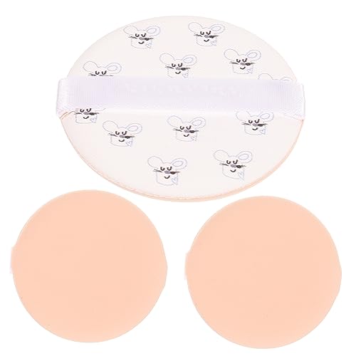 Genérico 3 Piezas De Cosméticos Puffs Contenedores De Brillo De Labios Herramientas De Maquillaje Esponja Crema Hidratante Delineador De Labios Y Cejas Powere Ajuste De Piel Suave Spray