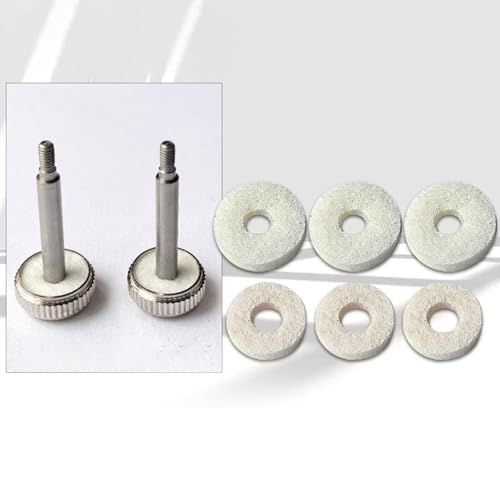 image for JunZheHub 10 Pieces of Felt Washers for Brass Instrument Parts Replace