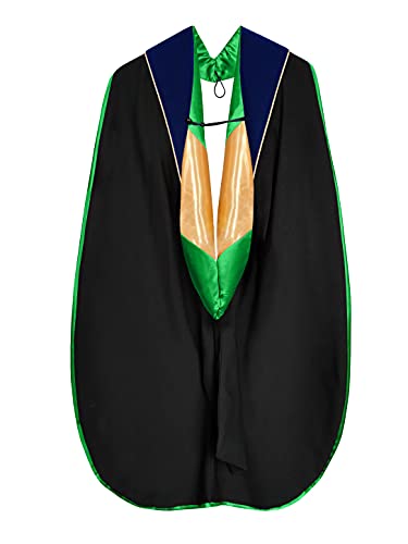 Happy Secret Graduation Doctoral Hood Unisex PhD Academic Hood With Gold Piping