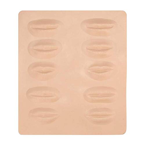 SH-Flying - Tatuaje de Silicona 3D, para Piel de práctica, Tatuaje y Labios flotantes, para Maquillaje Permanente de Cejas y Ojos y Labios, B-Mouth Cover