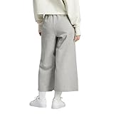 adidas Women's All SZN Ribbed 7/8 Length Wide Leg Pants, Medium Grey Heather - Image 4
