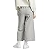 Adidas Women's All SZN Ribbed 7/8 Length Wide Leg Pants, Medium Grey Heather, XX-Small