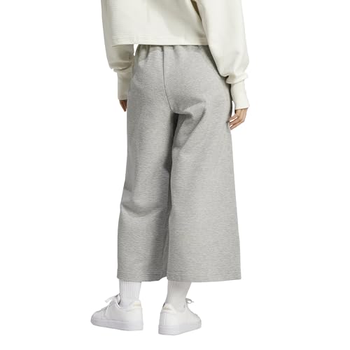 adidas Women's All Szn Ribbed 7/8 Length Wide Leg Pants4