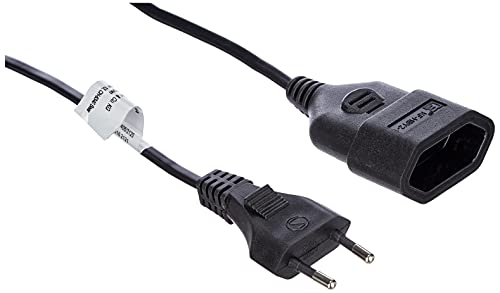 Brennenstuhl Kunstoff-Verlängerungskabel (Verlängerungskabel für den Innenbereich, 3m Kabel, mit Euro-Stecker und Kupplung) schwarz - Image 3