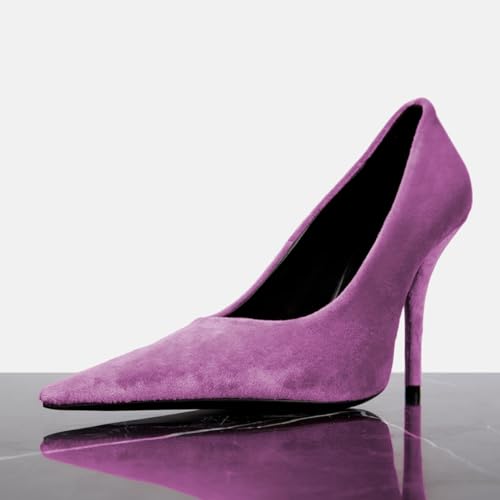 Milooey shoes Women Sexy Pointed Toe Stiletto High Heels Fashion Slip On Heeled Pumps Party Fall Dress Shoes Size 4-16 Us3