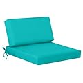 idee-home Outdoor Cushions for Patio Furniture, Outdoor Seat Cushions 26.5 x 26.5 Waterproof & Fade Resistant Couch Sofa Replacement Deep Couch Chair Cushion for Yard Garden Deck