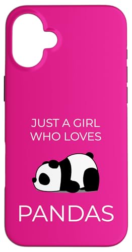 Just One Girl Adores Pandas �L���[�g���킢���A�[�g �X�}�z�P�[�X iPhone 16 Plus �p