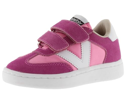 Baskets nylon Victoria Millas pour enfants, chaussures basses unisexes à scratch 1118105