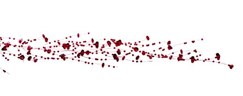Sullivans Claret Beaded Garland 5'