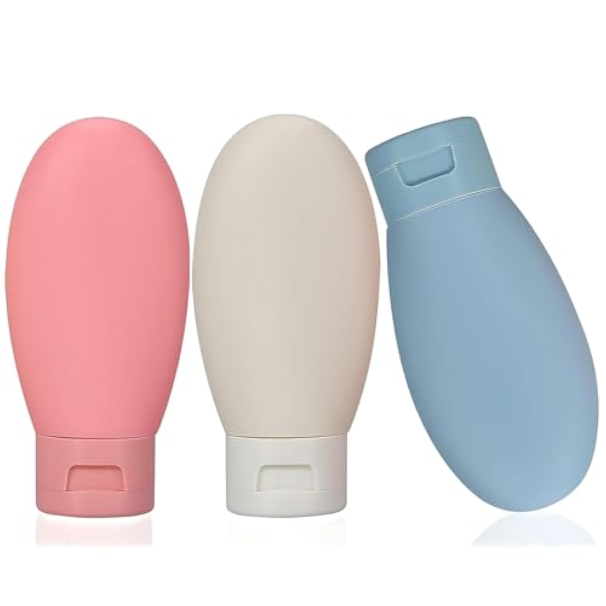 3pc Silicone Travel Bottles Set, 60ml
