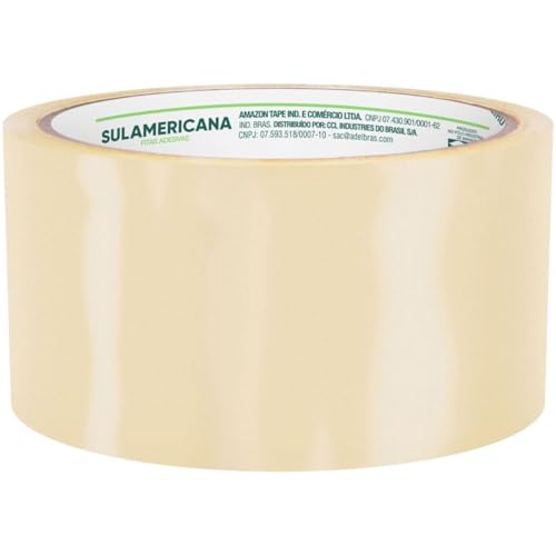 Fita para Empacotamento, Sulamericana, PP, 48mm X 40, Metros, Transparente, Caixa com 04 Unidades, A