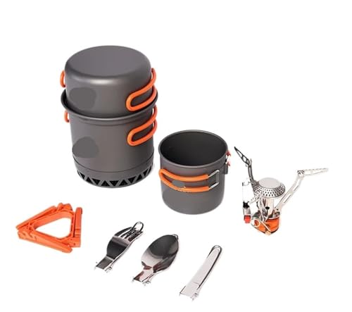 �A���~�j�E�����L�����v�������Z�b�g 1.3L �|�b�g�ƃJ�b�v�A�A�E�g�h�A�n�C�L���O��o�b�N�p�b�L���O�p�X�g�[�u�u���P�b�g�t��