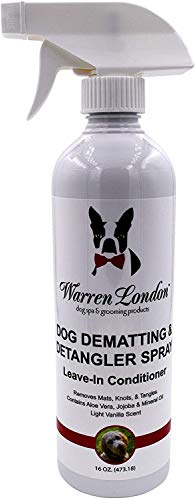 Warren London - Dog Dematting and Detangler Spray - Groomer Formulated for All Coat and Hair Types - 16oz