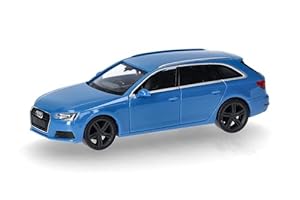 Herpa Modellauto Audi A4 Avant turboblau
