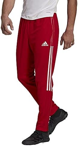 adidas Men's Tiro 21 Track Pants, Red, X-Large