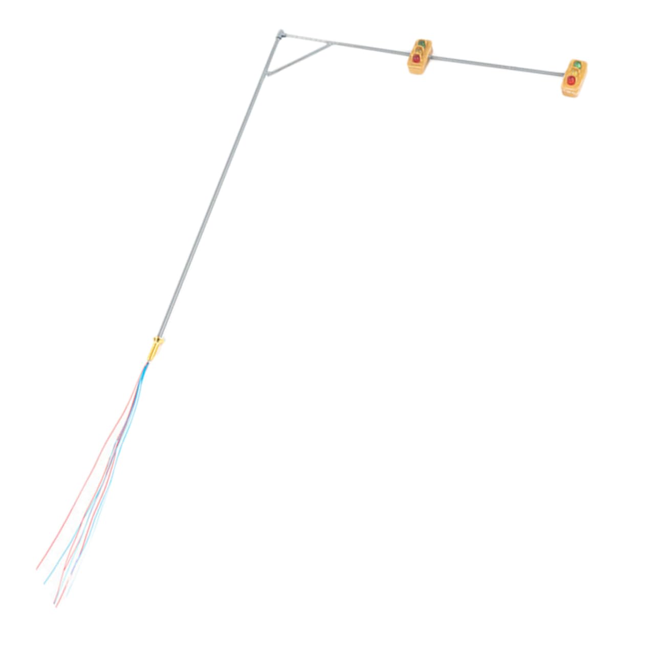 Veemoon DIY Traffic Light Model Micro Landscape Light Decor Railroad Train Lamp Kit