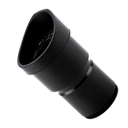Oumefar Eyepiece WF10X Mount Size Wide Angle 30mm Microscope Eyepiece Adjustable Standard with View 22mm Mounting Size 30mm 1.2in for Telescope for Lab