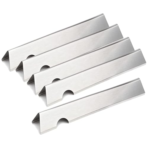 GFTIME 66032 Flavorizer Bars 43 4cm für Weber Genesis II/LX 300 Serie Aromaschienen für Genesis II E-310 E-315 E-330 E-335 S-310 S-335 LX S/E-340 Heizplatten Aromaleiste für Weber 66795 5 Stück