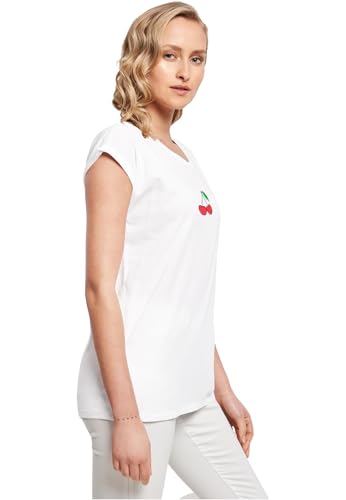 T-Shirt Merchcode Femme Blanc XXL coupe fluide pour masquer les complexes