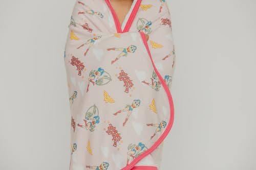 Image of Copper Pearl Hooded Bath Towels Premium Knit /Terry Cloth Baby Towels with Hood, Pockets, and Cool Designs - Great to Gift and Make Bath Time Fun - Baby Bath Towel, Wonder Woman