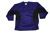 Generic Youth Hockey Practice Jersey (US, Alpha, Small, Medium, Purple/Black)