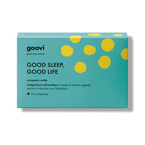 Goovi Omega - Suplemento Alimenticio Recuperación Noche, 30 Pastillas