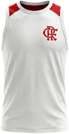 Regata Flamengo Gavea Adulto Tamanho:GG;Cor:Branco