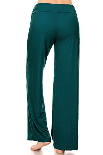 Image of Leggings Depot Women's Wide Leg Drawstring Pajama Pants for Lounge, Sleep