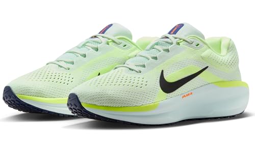 Nike Women's Winflo 11 Barely Green/Black/Volt/Total Orange 10 Medium