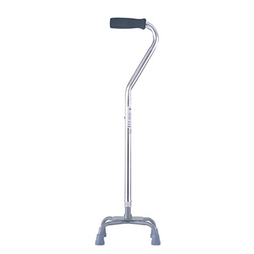 B-fengliu Lega di Alluminio Multifunzionale del Bastone da Passeggio del Bastone da Passeggio Medico della Canna a Quattro Zampe dell'uomo Anziano Antiscivolo