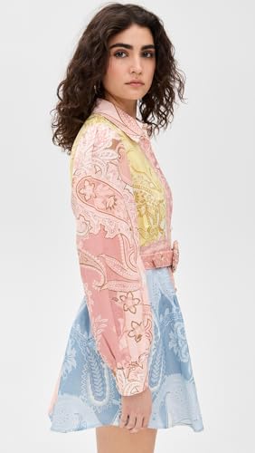 Women's Short Dress with Buckle Belt4