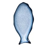 VALICLUD Plato de Forma de Pez para Vapor Bandeja Ligera y Portátil para Servir Cocina y Comedor