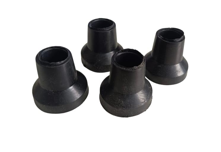 Shakuntla Heavy Duty Rubber Cane Tips, Anti Slip TPR Replacement Rubber Tips for Quadripod Walking Stick, 4 Legs Walking Sticks- 4Pcs Cane Tips 3/4 Cm-picture-32