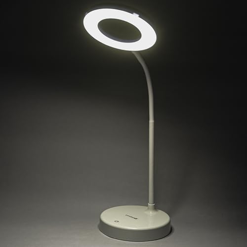 Image of Lexton Sparkle Rechargeable LED Table Lamp with Touch Dimming | 3 Colour Modes Warm, Cool & Natural White | Type-C Charging Port | Suitable for Study Room, Office Desk, Hotel & Bedroom