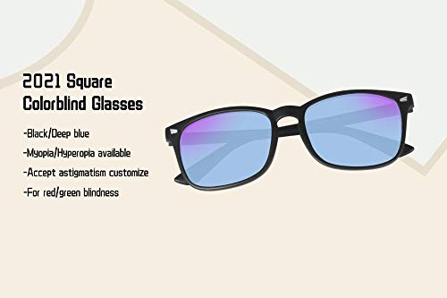 SHINU Occhiali Daltonici per Uomini con Rosso