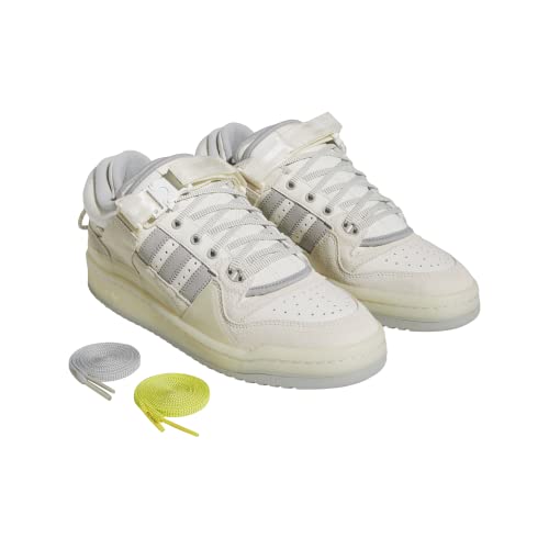 Image of adidas Mens Forum Low HQ2153 Bad Bunny - White - Size