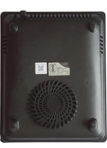 Image of V-Guard VGuard V Guard Induction Cooktop Vic-07 V1 Soft Touch Push Buttons (Black), Manual, 1600 Watts, 1600 Watts