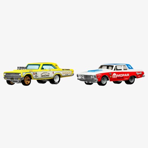 Juego de 2 autos a escala 1:64 Hot Wheels Muscle Cars miniatura 2