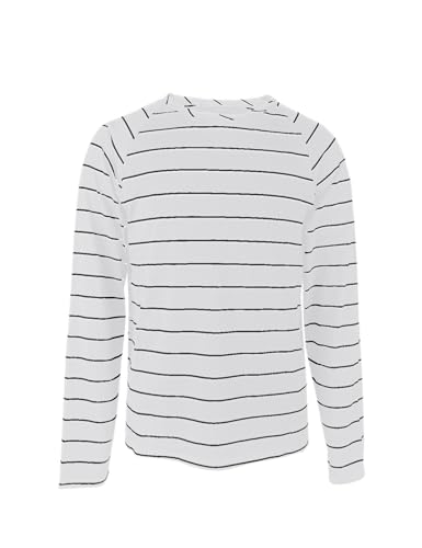 PRETTODAY Men's Striped T Shirts Raglan Long Sleeve Crew Neck Color Block Tee Casual Basic Blouse Tops3