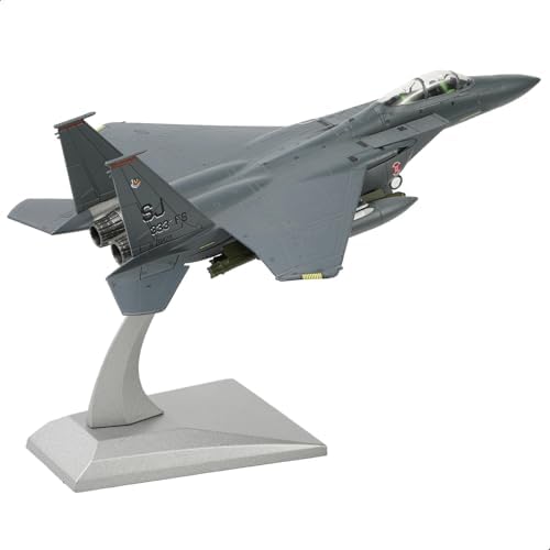 Maquette F-15E 1:100 en alliage moulé avec détails historiques pour collectionneur