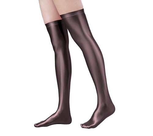 [AMORESY] Luxiva ����X�p���f�b�N�X �T�C�n�C�X�g�b�L���O ���f�B�[�X �n�C�V���C�� ���r �t�B�b�g�^�C�v (JP, �A���t�@�x�b�g, 2XL, �u���E���i���j)