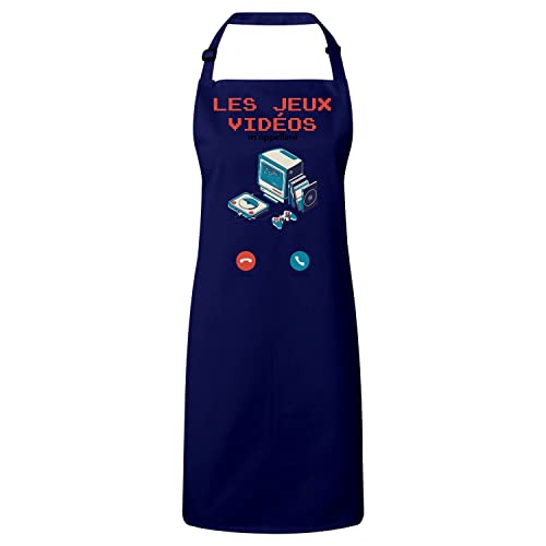 Tablier de cuisine rétro 90s ajustable pour passionnés de jeux vidéo