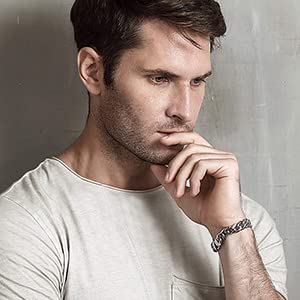 Joycuff Men's Bracelet For Boyfriend Husband, To My Men Gift, Stainless Steel Cuban Chain Bracelets For Men, Gifts For Hip Hop Lovers, Fashion Chain Bracelet 10Mm 7Inch Hip Hop Bracelet #TOP1