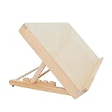 Réglage en hauteur : grâce à ses quatre hauteurs réglables, le chevalet de table s’adapte parfaitement à différents supports de table à dessin, un confort optimal pour le dessin ou la peinture. chevalet décoratif de table, petit chevalet de peinture