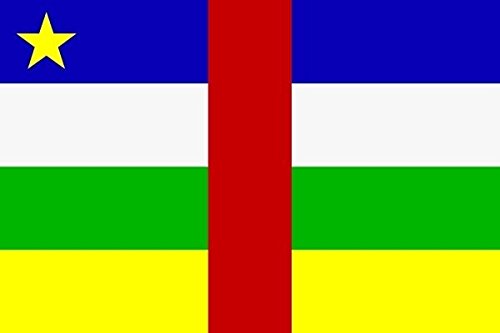 U24 Drapeau République centrafricaine 90 x 150 cm