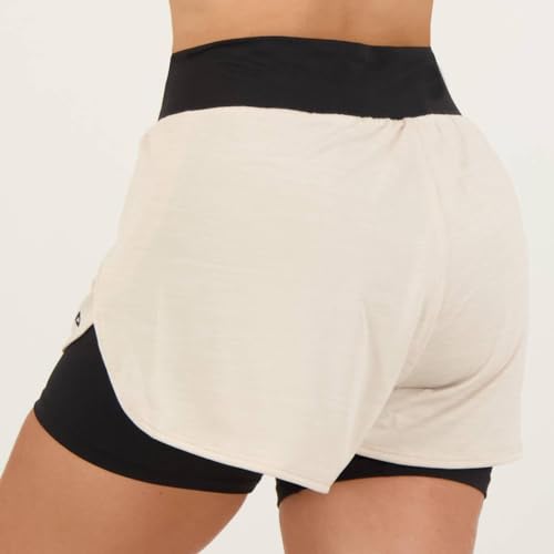 Shorts Fila Basic Train Double Feminino Creme