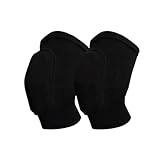 FDJZKFDU Knee Pads 1Pair Sports Knee Pads For Men Women Sport Compression Knee Brace For Dance Yoga Volleyball Football Running Cycling Tennis(Black,S(25-45kg))